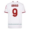 Camiseta de fútbol AC Milan Giroud 9 Segunda Equipación 2022-23 - Hombre
